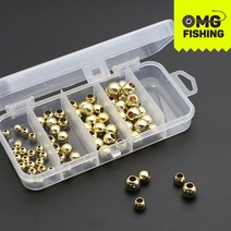 오마이갓피싱 오마이 황동 웨이트 비드 싱커 텍사스리그 노싱커용 4가지옵션 루어튜닝, OMHB - 1 (6mm), 1개