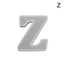 큰편지 실리콘 금형 대문자 수지 장식 에폭시 홈 생일 Diy 웨딩 파티 공예 L N7u5, 26 Z Transparent