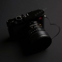 라이카 Q2 QP Q Q2M 가죽 케이스 핸드 숄더 스트랩 슬리브 보호 렌즈 캡, 단일사이즈, 렌즈 캡 블랙색