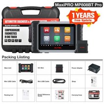 호환 스카니아 벤츠 볼보 트럭 튜닝 Autel-MaxiPRO MP808BT 프로 키트 자동차 진단 도구 OBD2 스캐너 ECU 코딩 30 개 이상 서비스 활성 테스트 업그레, CHINA, MP808BT Pro 2, 러시아어