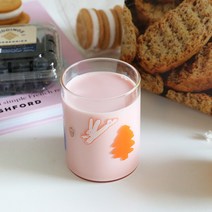 Romane BrunchBrother 심플 유리컵, 래빗앤아콘