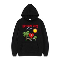 후드티 후드집업 남성 맨투맨 오버핏 Bad bunny hoodies 남성여성 un verano sin ti 음악 앨범 하라주쿠 운동복 패션 힙합 streetwear 느슨한 남성