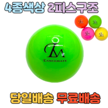 웰플레이 파크골프공 2피스구조 비거리용 파크볼 파크공 파크골프 파크골프용품 파크골프 볼, 그린