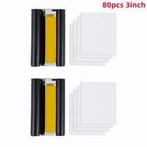 스마트폰 샤오미 포토 프린터 인화 핸드폰 휴대용 미니 xiaomi Xiaomi-Mijia Mi 1S 프린터 용지 HD 3 인치, 03 80Pcs 3inch