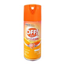 SC존슨 OFF 오프 에어로졸 어린이 가족용 모기기피제 스프레이 150ml, 1개