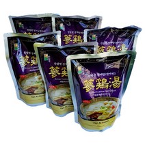 한알천 반마리 삼계탕 반계탕 600g, 6개