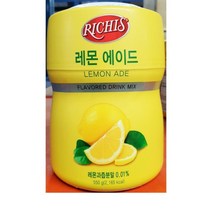 레몬에이드 파우더(리치스 550g) 음료베이스 카페용 1개 식자재마트 대용량 업소용
