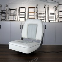 선장 마린 보트 의자 시트 바다 접이식 안티UV 선박 요트 낚시배 선장석 운전, 좌석