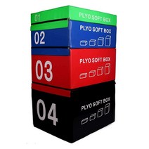 스텝 박스 소프트 점프 점핑 홈트 크로스핏 폴리오, Bullseye세트 성인90X75X1.5 미터