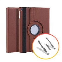 아이패드 프로11 3세대 호환 회전 케이스+태블릿 노트북 거치대회전 회전케이스 거치 거치대 가죽 레더케이스 태블릿, 블랙, 거치대 색상랜덤