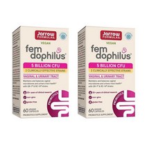 여성 유산균 재로우 펨 도피러스 50억 60개 베지 캡슐, 60캡슐 x 2개(냉장보관), 2개