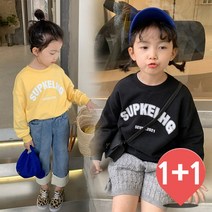 더사랑이 틴틴맨투맨T1+1