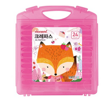 모나미 모니주 크레파스 여, 24색, 25개