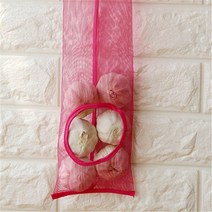 조과망 해루망 망태기 휴대용 벽걸이 투명 메쉬 식품 보관 가방 1 개 주방 과일 야채 마늘 정리 식료품 홀더
