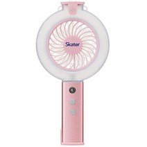 일본직발송 2. 스케이터(Skater) 스케이터 USB 충전식 핸디 미스트 팬 휴대 선풍기 핑크 HMF1 B088ZG6FTM, One Size