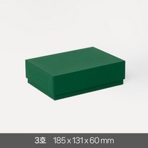 고급 선물 상자 3호 답례품 싸바리 패키지 기프트 포장 무지 국산 케이스, 그린 1개