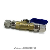 나사 황동 볼 밸브 호스 커넥터 스위치 미스트 냉각 시스템 고압 안개 기계, [01] valve switch