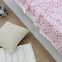 단잠 시원한 여름을 위한 시어서커 홑이불, 플로라-핑크