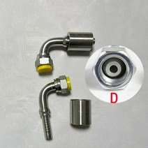 호스압착기 45 # 스틸 1/4 "3/8" 1/2 1 "BSP 압착 조인트 암나사 펌프 호스 바브 공압 튜, 05 D2_05 Pipe 8mm to DN10