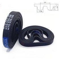 1Pcs 톱니 4656 너비 6/10/15/20mm HTD 3M 검정색 고무 폐쇄 루프 타이밍 벨트 둘레 138mm ~ CNC/스텝 모터, 03 15mm_09 162mm(54Teeth)