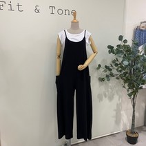 핏앤톤 포켓 와이드 점프수트(FTASET1008)