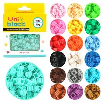 유니아트 유니블럭 40g 9mm 연두 40g, 50개
