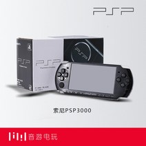 소니 PSP3000 플레이 스테이션 포터블 레트로 게임기, 블랙 + 세트 1