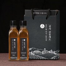 [우리농산] 국내산 들기름180ml x 2병 감사선물세트, 없음, 상세설명 참조