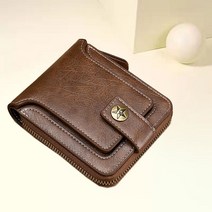 똑딱이지갑 동전보관지갑 남성 레트로 가죽 가방 걸쇠 동전용지갑 지갑 지퍼