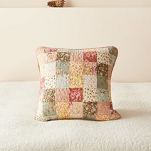 [라뽐므] 끌레르 퀼팅 쿠션커버 50x50, 상세 설명 참조