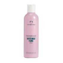 더바디샵 THE BODY SHOP 영국 화이트 머스크 플로라 바디 로션 250ml, 1팩