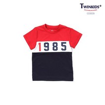 트윈키즈 컬러 블록 티셔츠 T8MT5T12 NA
