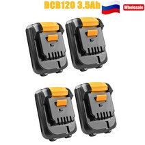 정밀하고 파워풀한 전동 드릴 Dewalt 12v 배터리 3.5ah dcb120 dcb123 dcb127 dcb121 dcd710s2 dcf610s2 dcf805 dcf815, 10팩