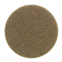 원형수세미(찍찍이)VELCRO/2~7인치/갈색#120번거칠기/공업용수세미/수세미흡진환/3인치/4인치/5인치, 7, 1개, 1개