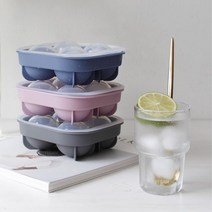 아이스볼 양주 위스키 얼음틀 아이스몰드 얼음얼리기, 핑크