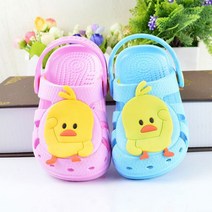 미홀릭 삐약이 슬리퍼 겸 샌들_영유아 아쿠아 젤리슈즈 키즈 EVA 바야밴드 키즈 밴드 (테라스 신발 어린이집 실외화)