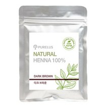 인도산 100 % 천연 헤나 가루 저자극 염색약, 04.다크브라운, 1팩