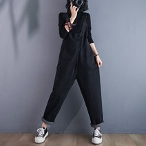 YI MING 여성 데미지청바지 주머니 여름 멜빵바지 점프수트 오버롤 팬츠 F158