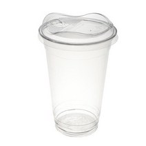 커피촌 16온스 PET컵 + 스트로우프리 리드 세트, 470ml, 10개