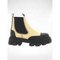 GANNI 가니 청키 첼시 부츠 아이보리 검정색 모델