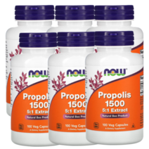 NowFood Bee Propolis 1500 베지캡슐100 나우푸드 프로폴리스 6병
