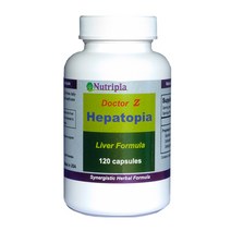 헤파토피아 고농축 천연 허브 간기능 개선제 Doctor Z Hepatopia 120 Capsules, 1개, 120개