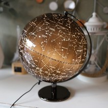 네오 모던 별자리 LED 지구본 조명(구지름 25CM), 블루