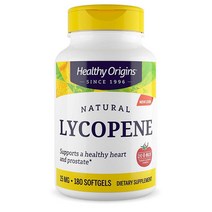 Healthy Origins LYC-O-Mato Lycopene 헬씨 오리진 라이코마토 리코펜 15 mg 180sgel, 1개
