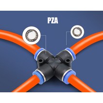 플렉시블호스 닥트 덕트 주름관 자재 배관 부속품 용품 공압 피팅 PY/PU/PV/PE 워터 파이프 커넥터 직접, 06 PZA_05 12