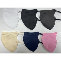 늘해랑 마스크 새부리형 여름용 귀편한 보풀없느 써멀본드 컬러 마스크 - 5매입, 핑크 5매