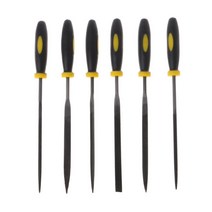 6pcs 140x3mm 금속 파일 미니 모듬 된 Rasp 다이아몬드 바늘 세트 복구 도구 보석 나무 연 삭 손