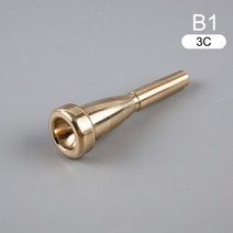 트롬펫 트럼펫 1pc 전문 마우스 피스 meg 3c5c7c 크기 바흐 초보자 뮤지컬, gold3c