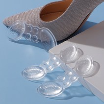 LPR0712 OHS 까짐방지 발관리 발보호 풋케어 발뒤꿈치 발뒤꿈치보호 뒤꿈치 미니 실리콘 굳은살 미니보호패드 충격완화 패드, 투명 / 3mm