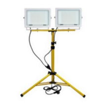 사모아몰 [입점기념] 국내당일발송 LED 투광기(전용 스텐트포함) 싱글(100w) 트윈(50w+50w) 작업등 캠핑용 작업용 투광등 간편설치 랜턴 후레쉬, 50w+50w+전용스텐드, 1개